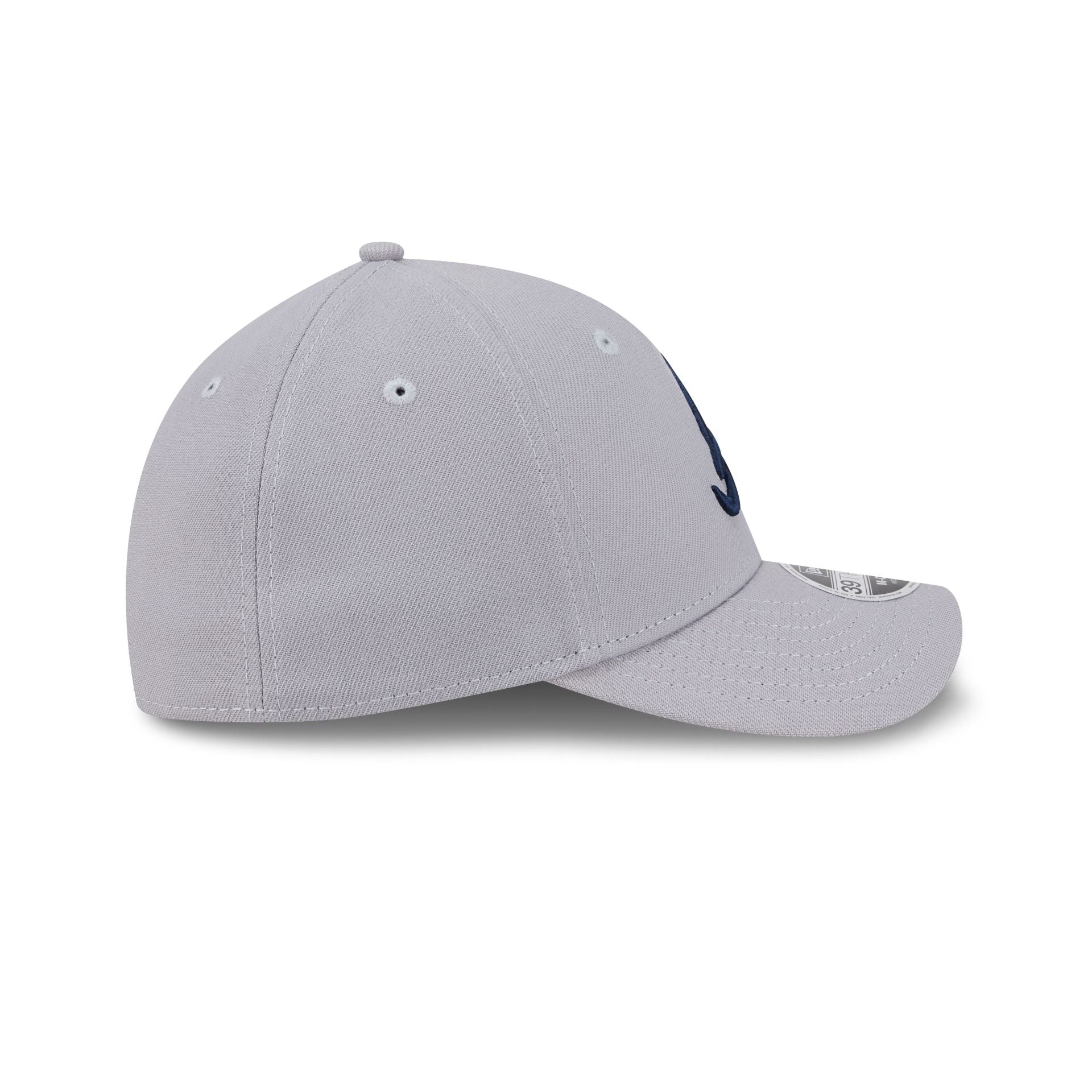 Atlanta Braves Gray 39THIRTY M-Crown Stretch Fit Hat