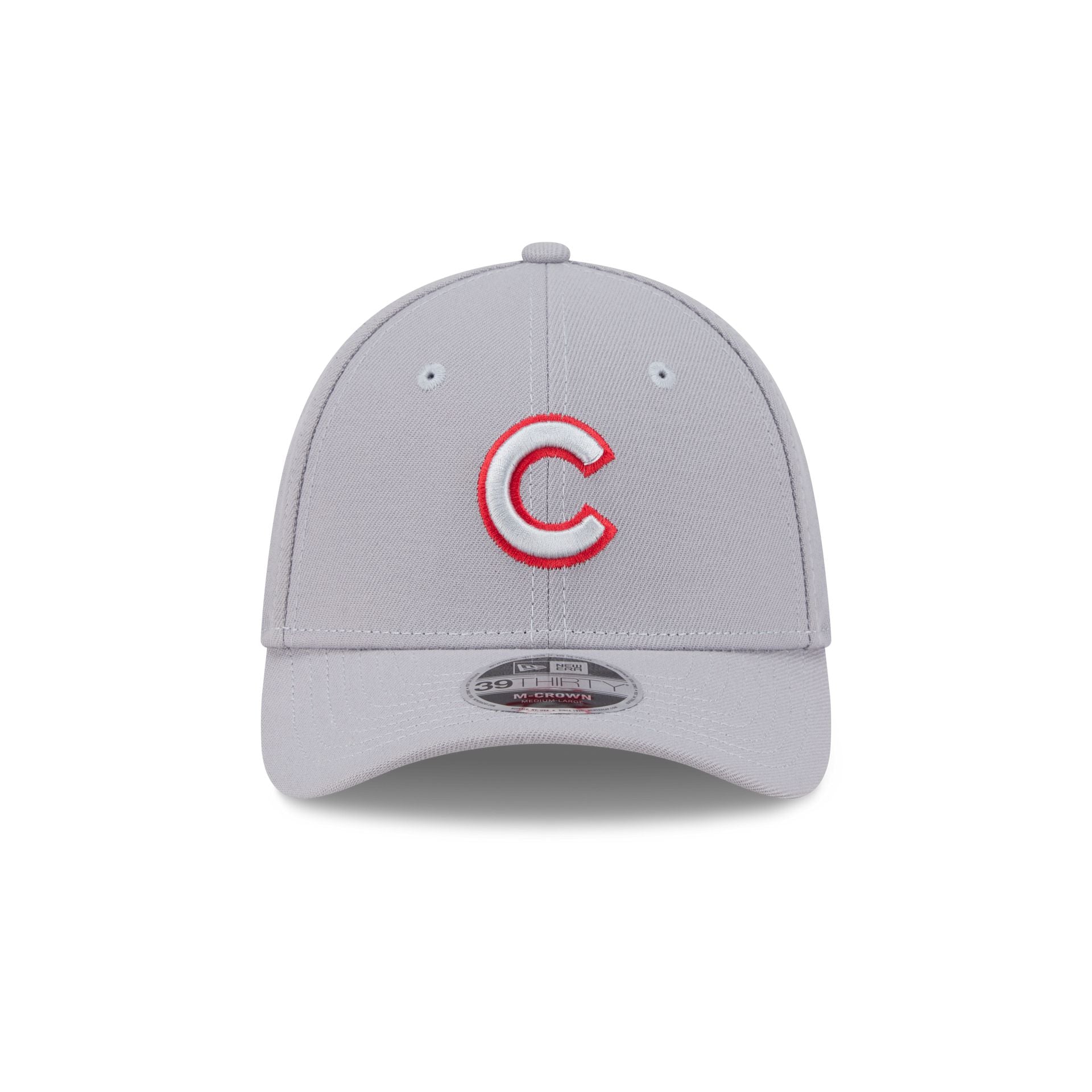 Chicago Cubs Gray 39THIRTY M-Crown Stretch Fit Hat