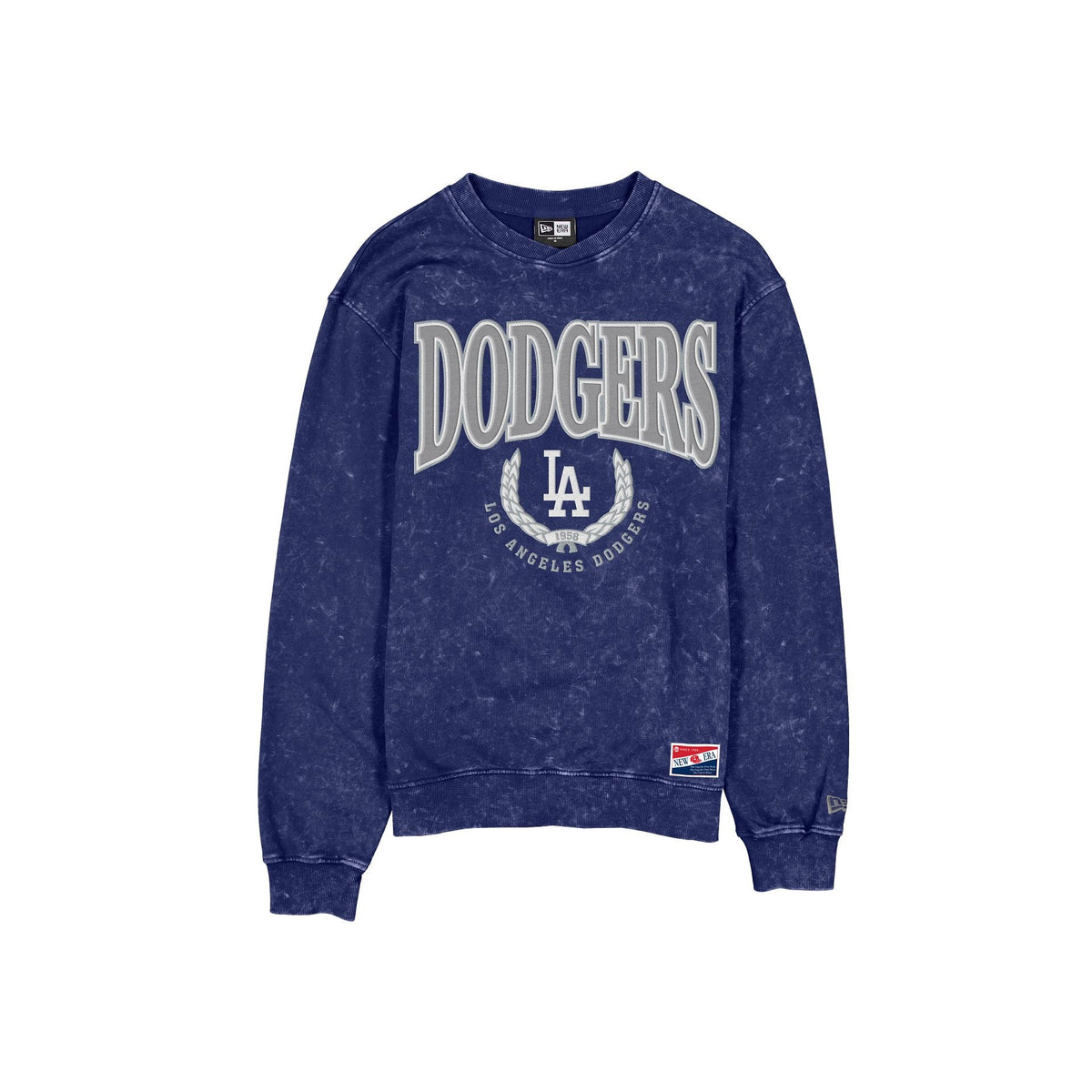 Los Angeles Dodgers Throwback Mineral Wash Crewneck