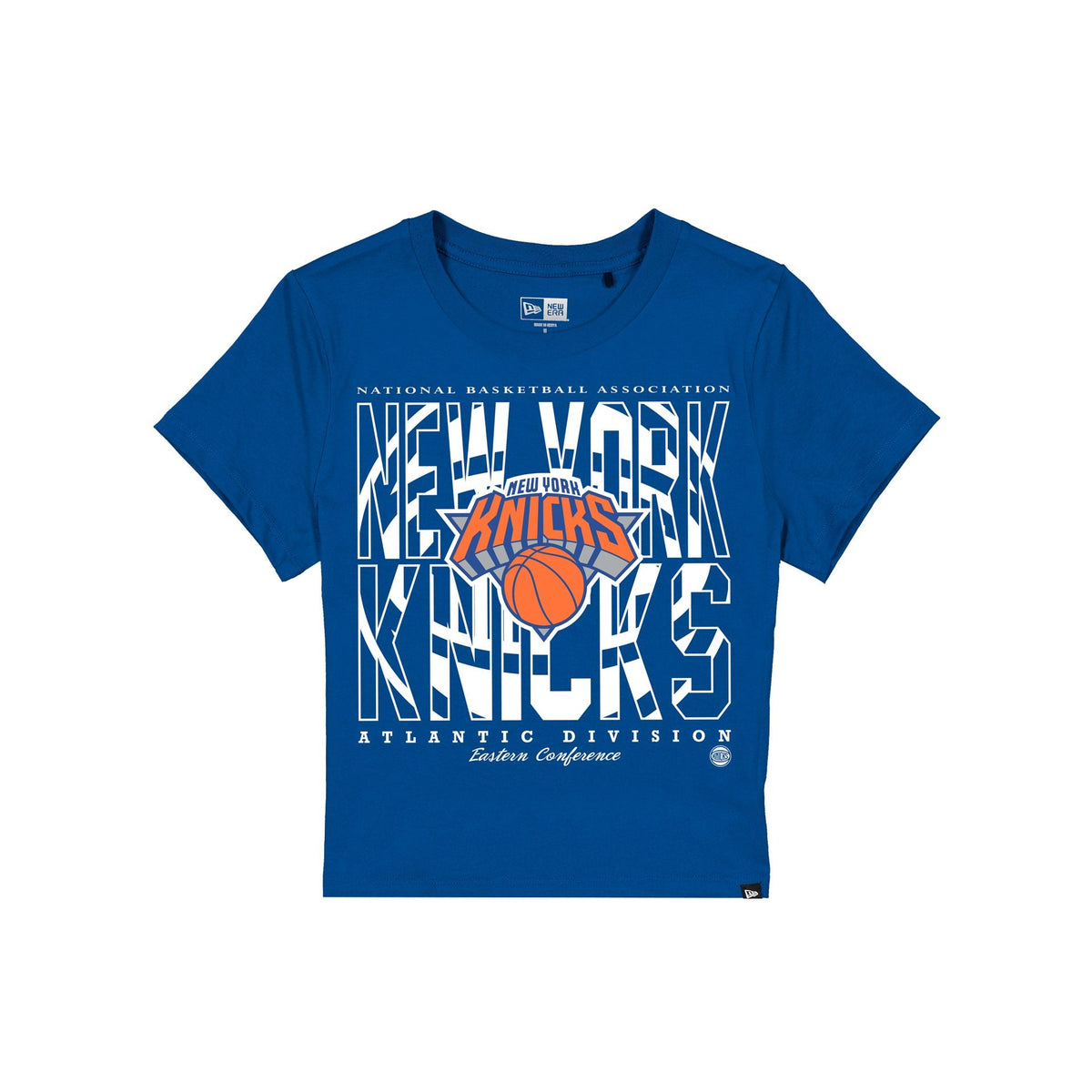 New York Knicks Leisure Women's Shrunken Cropped T-Shirt