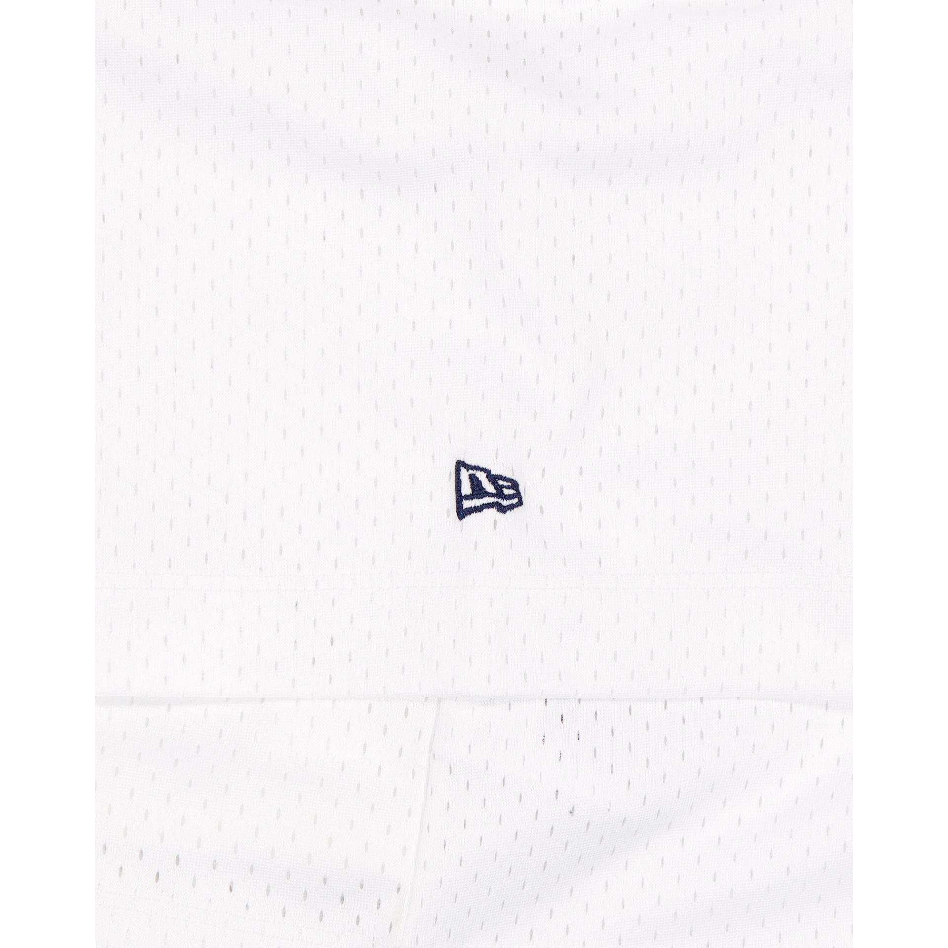 New York Yankees Summer Women's White Cropped Jersey T-Shirt