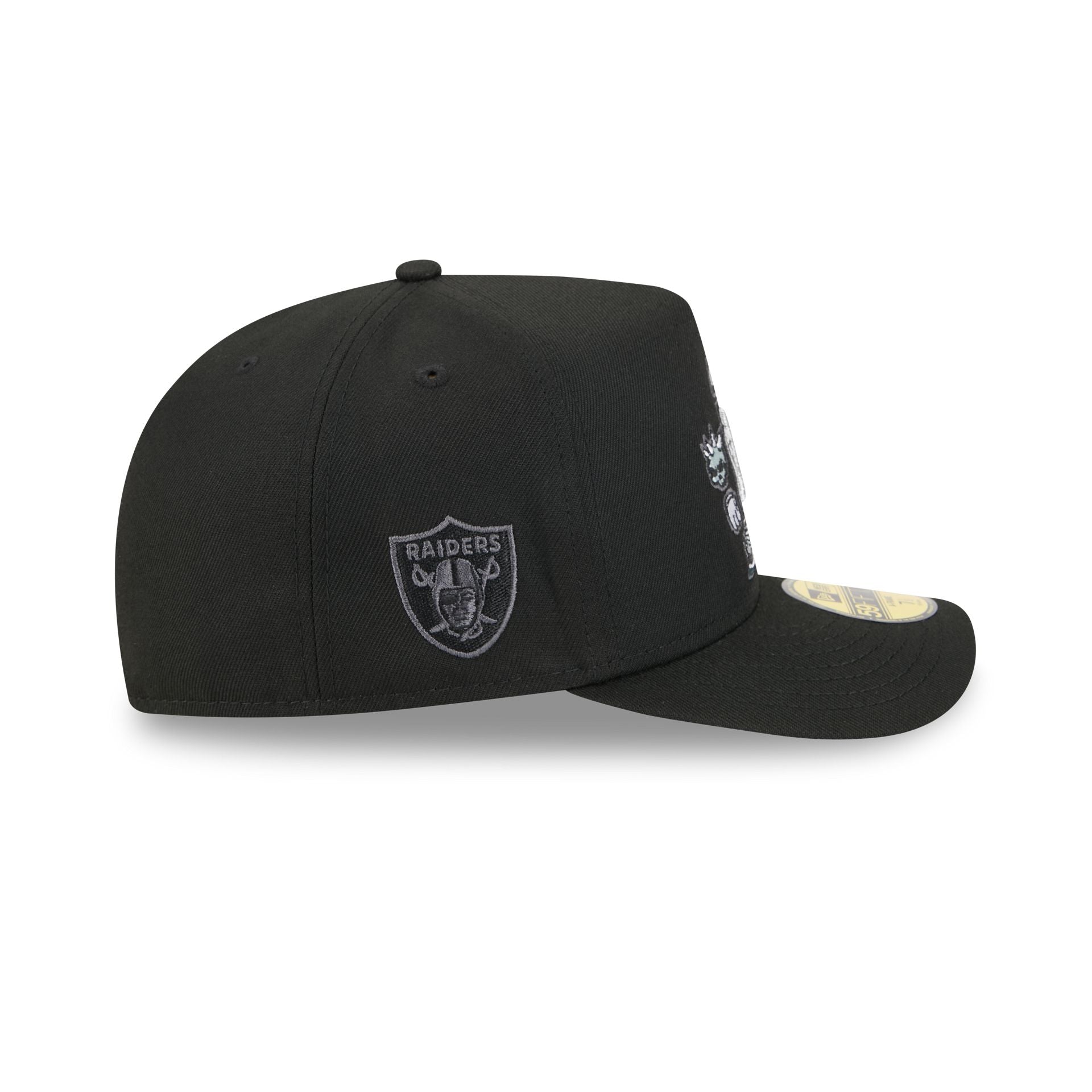 Las Vegas Raiders Cartoon 59FIFTY A-Frame Fitted Hat