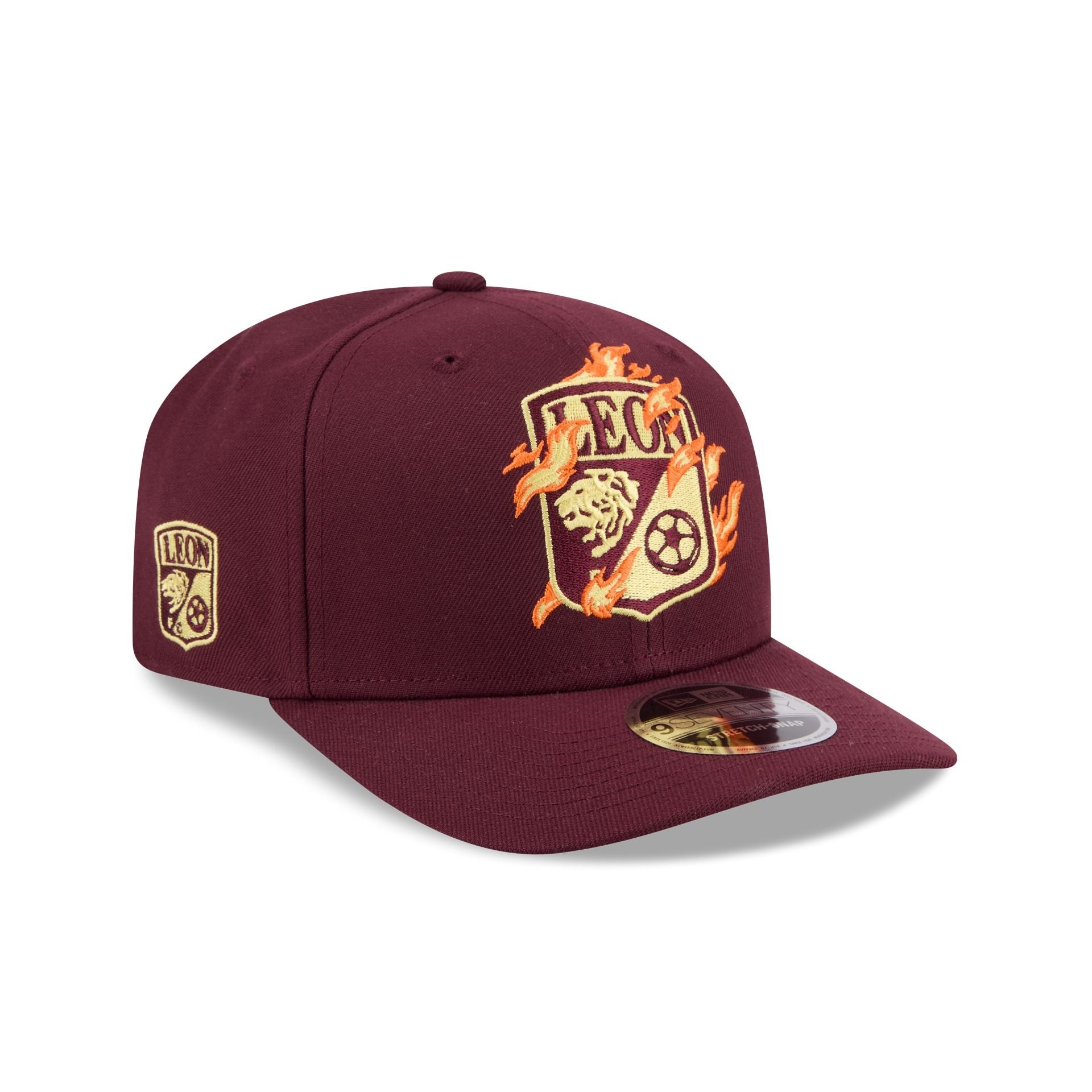 Club Le������n Flames 9SEVENTY Stretch-Snap Hat