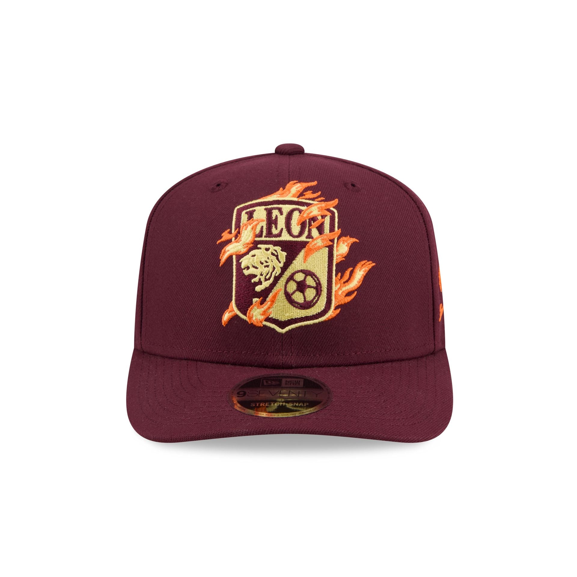 Club Le������n Flames 9SEVENTY Stretch-Snap Hat