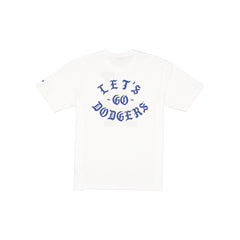 Born x Raised x Los Angeles Dodgers White T-Shirt