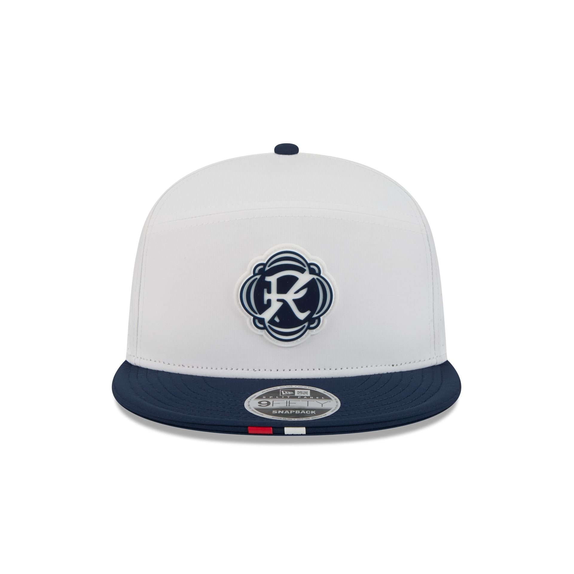 New England Revolution 2026 MLS Kickoff Split Panel 9FIFTY Snapback Hat