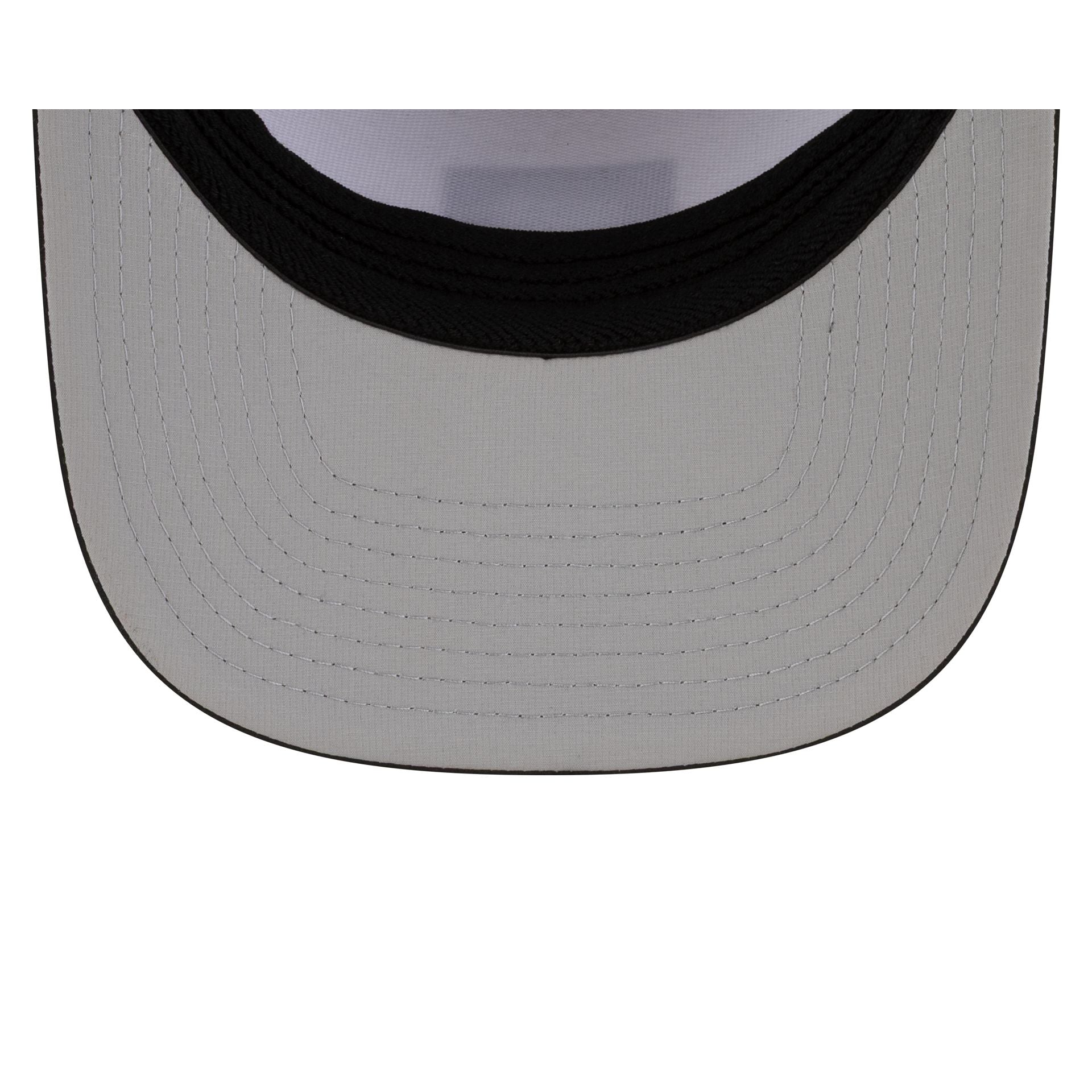 Cincinnati Reds 2026 Clubhouse Black & White Split Panel 9SEVENTY Stretch-Snap Hat