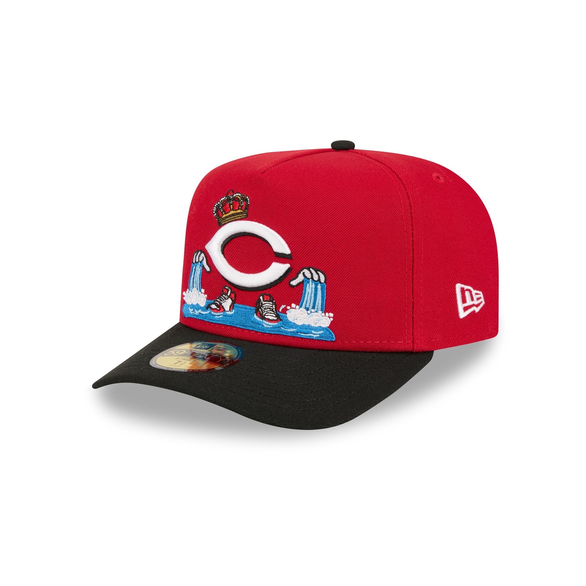 Cincinnati Reds Cartoon 59FIFTY A-Frame Fitted Hat