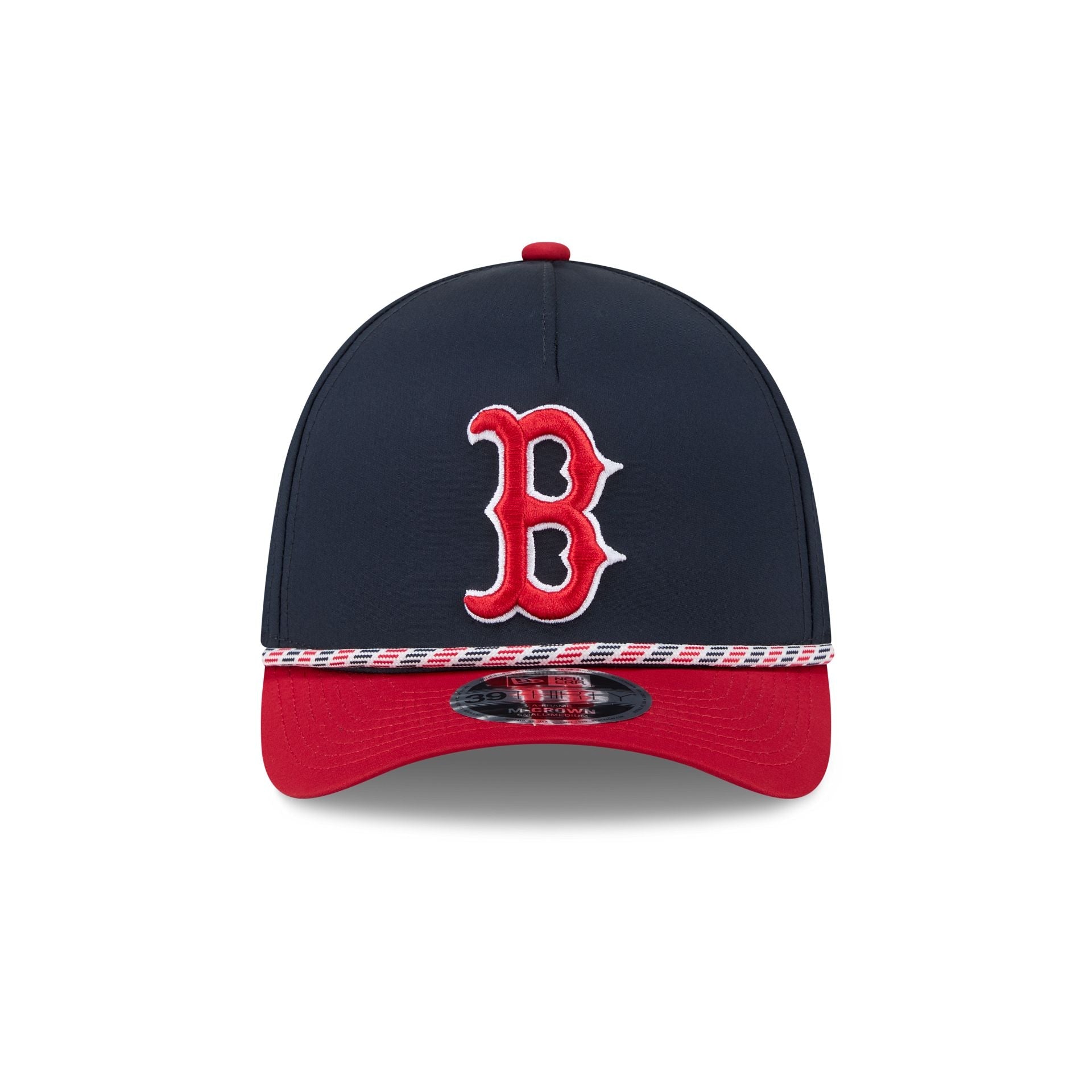 Boston Red Sox Rope 39THIRTY M-Crown A-Frame Stretch Fit Hat