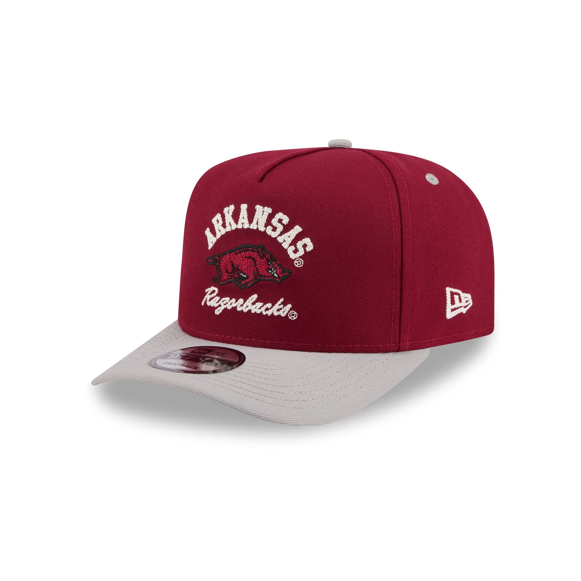 Arkansas Razorbacks Arched 9FIFTY A-Frame Snapback Hat