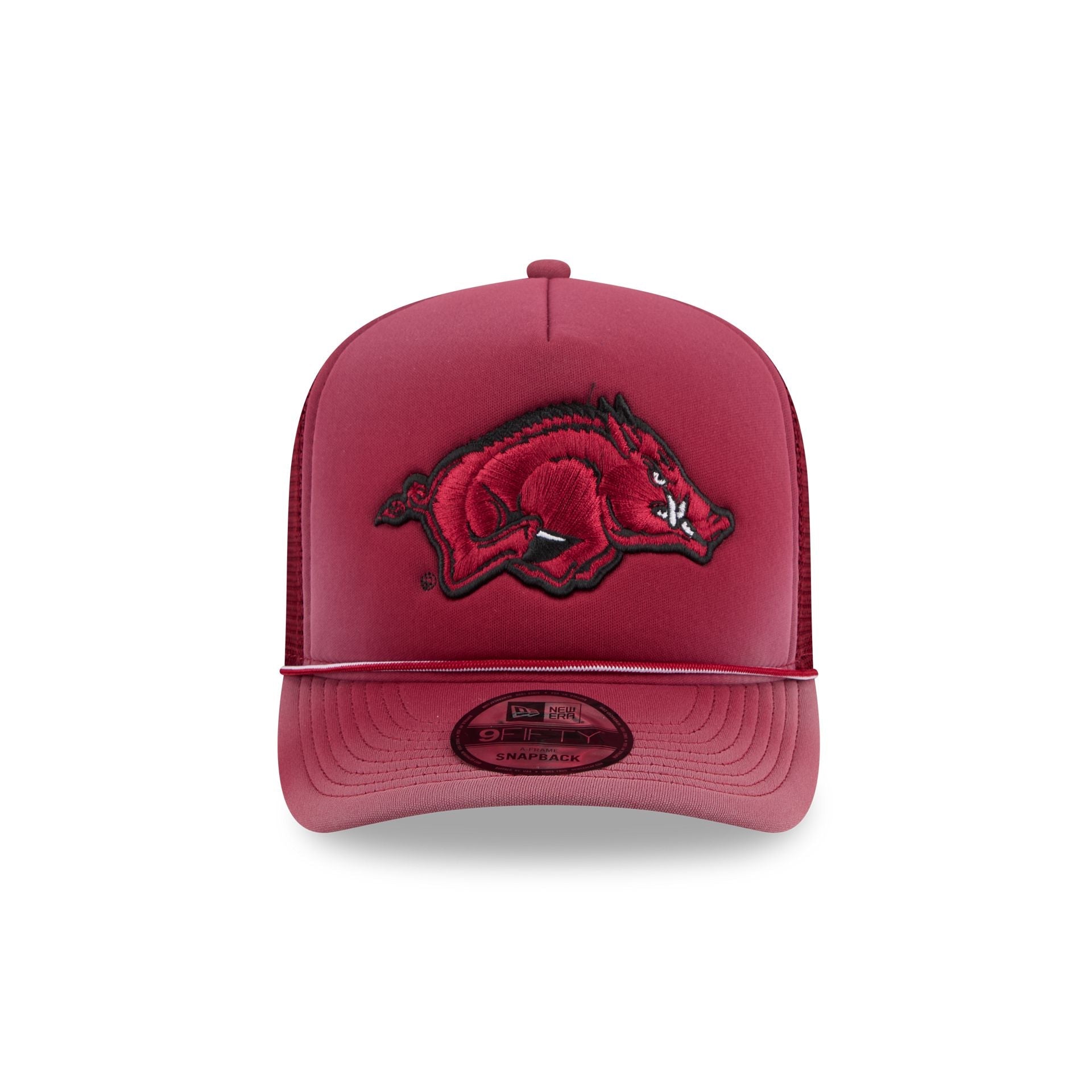 Arkansas Razorbacks Worn 9FIFTY A-Frame Trucker Hat