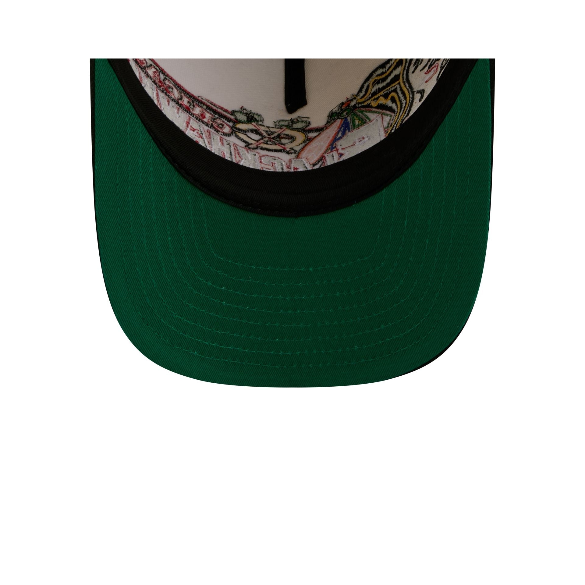 Chicago Blackhawks Chrome White Classic 9FIFTY A-Frame Snapback Hat