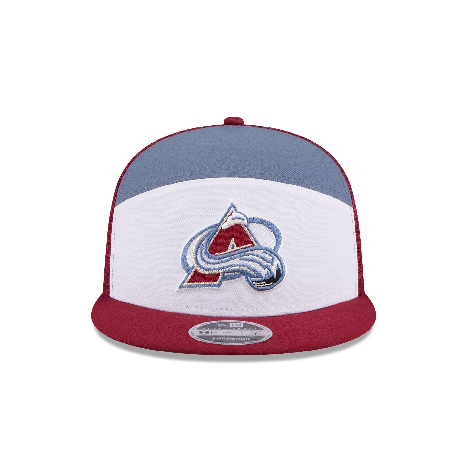 Colorado Avalanche Block Split Panel 9FIFTY Trucker Hat