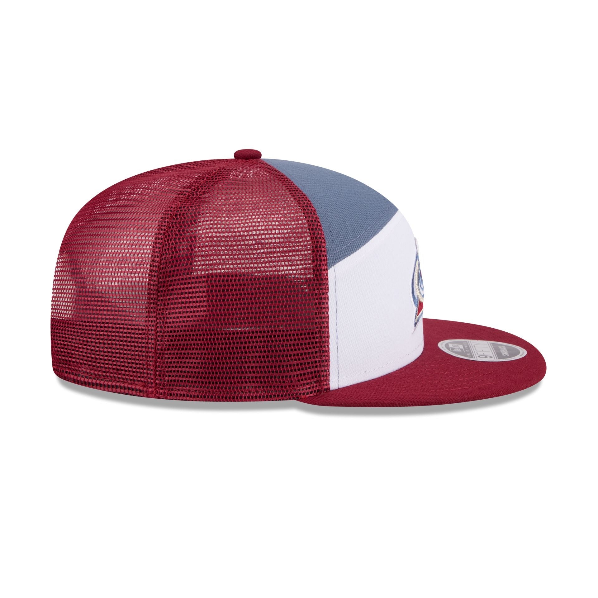 Colorado Avalanche Block Split Panel 9FIFTY Trucker Hat