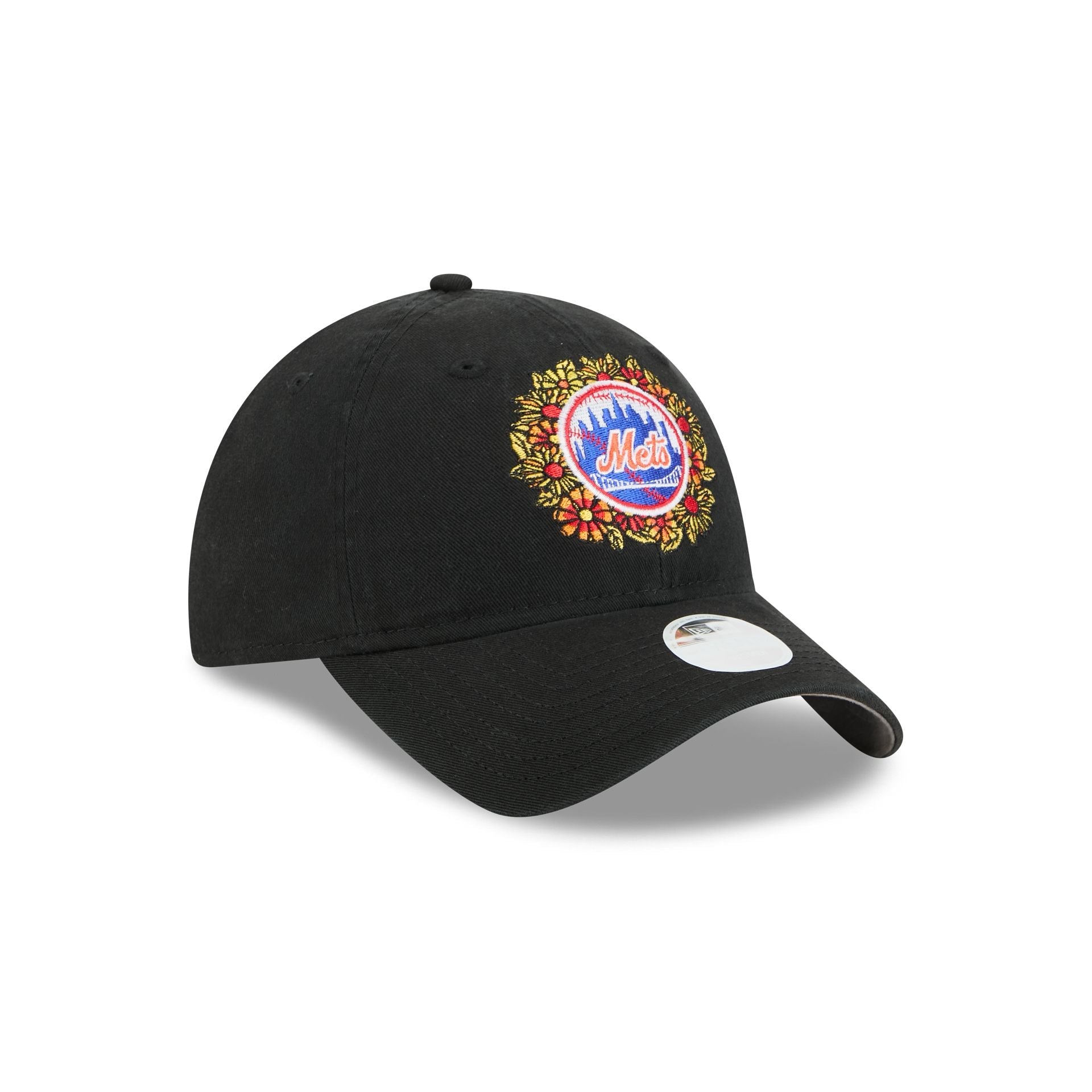New York Mets Day of the Dead Floral 9TWENTY Adjustable Hat