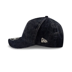 New Era Cap Washed Corduroy Navy 9FORTY M-Crown A-Frame Snapback Hat