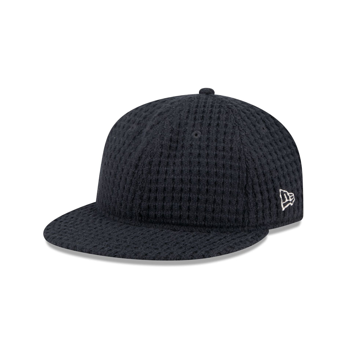 New Era Cap Waffle Knit Navy Retro Crown 9FIFTY Strapback Hat