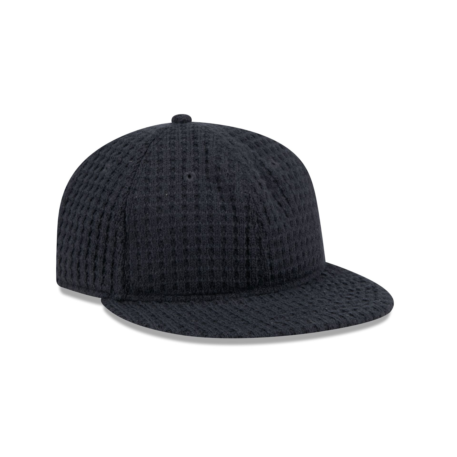 New Era Cap Waffle Knit Navy Retro Crown 9FIFTY Strapback Hat