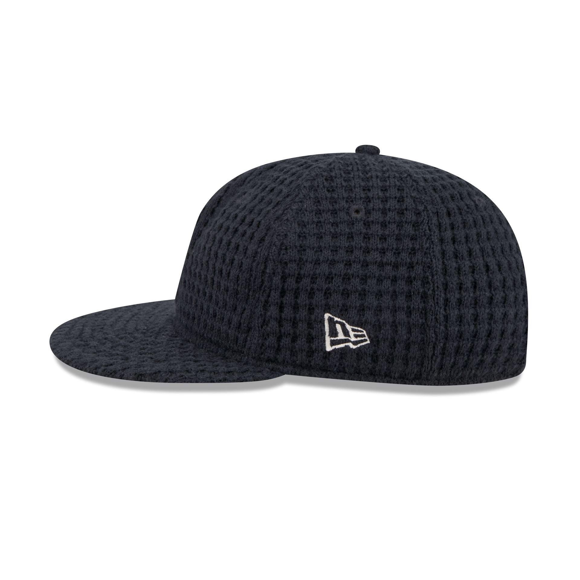 New Era Cap Waffle Knit Navy Retro Crown 9FIFTY Strapback Hat