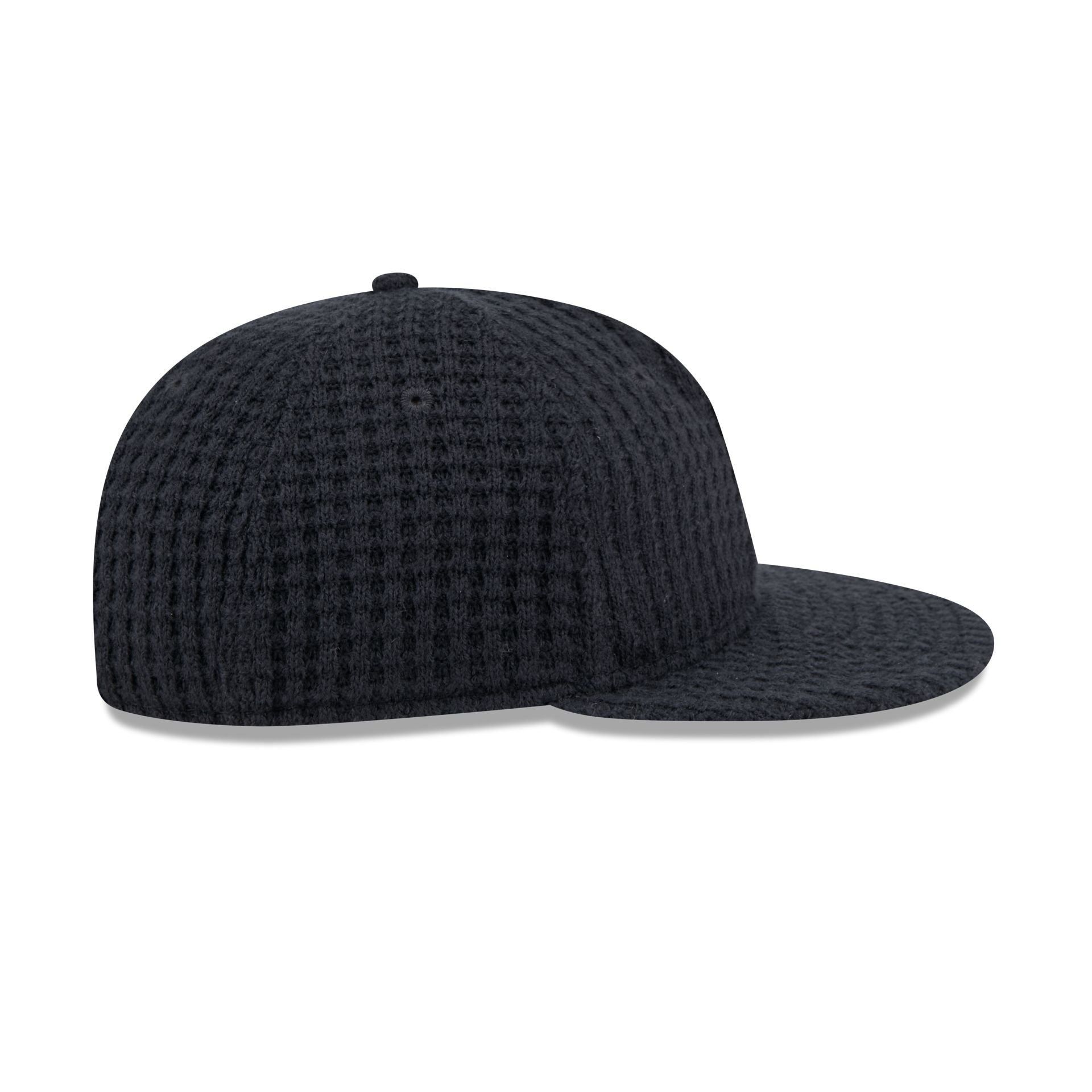 New Era Cap Waffle Knit Navy Retro Crown 9FIFTY Strapback Hat