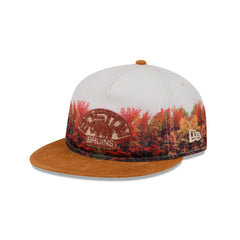 Boston Bruins Fall Forest Retro Crown 9FIFTY Adjustable Hat