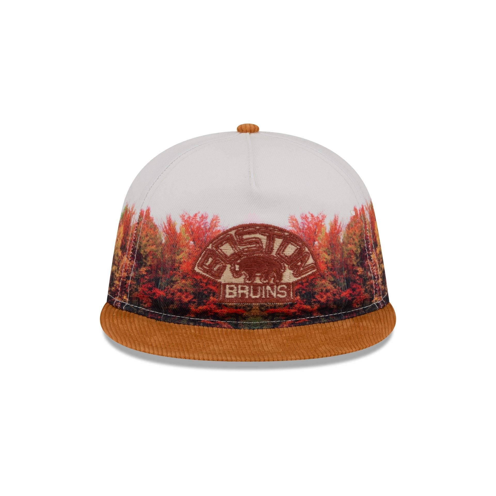 Boston Bruins Fall Forest Retro Crown 9FIFTY Adjustable Hat