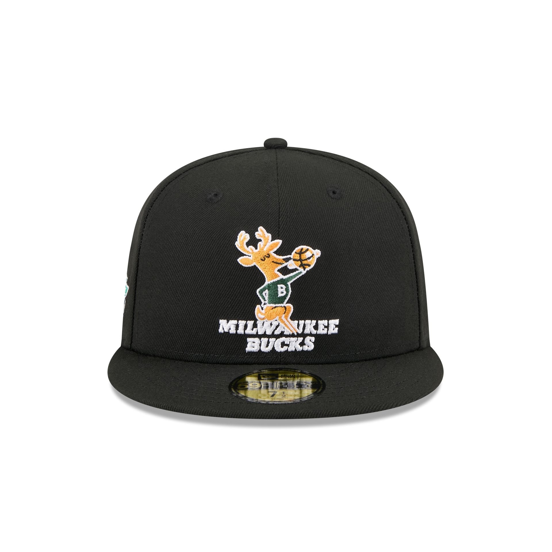 Milwaukee Bucks 1968-1992 Hardwood Classics Sidepatch 59FIFTY Fitted Hat