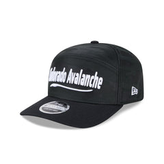 Colorado Avalanche Black Camo Split Panel 9SEVENTY Stretch-Snap Hat