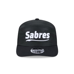 Buffalo Sabres Black Camo Split Panel 9SEVENTY Stretch-Snap Hat