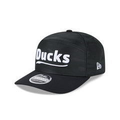 Anaheim Ducks Black Camo Split Panel 9SEVENTY Stretch-Snap Hat