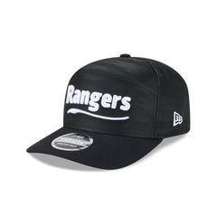 New York Rangers Black Camo Split Panel 9SEVENTY Stretch-Snap Hat
