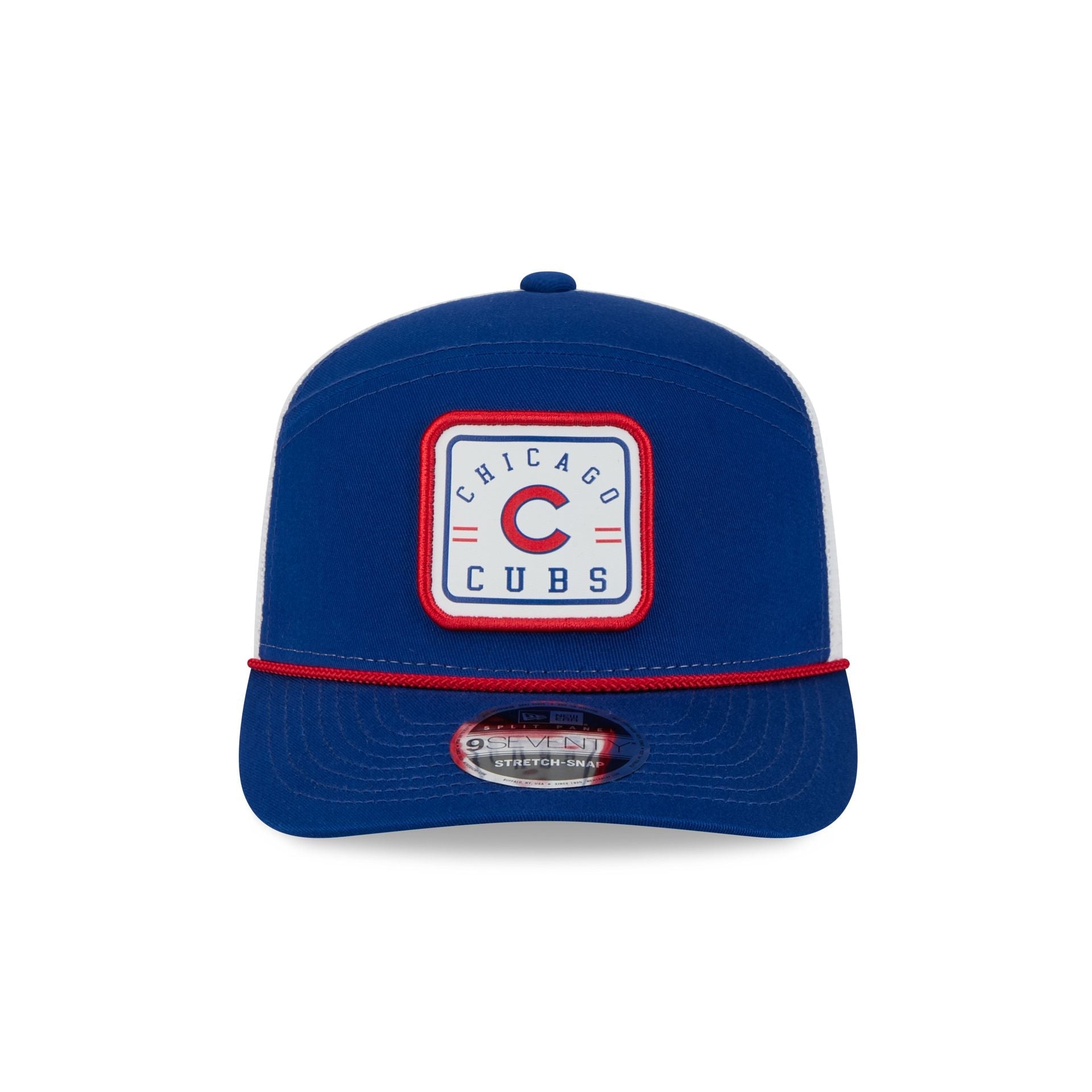 Chicago Cubs Square Patch Split Panel 9SEVENTY Trucker Hat