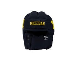 Michigan Wolverines Helmet Puffer Hood