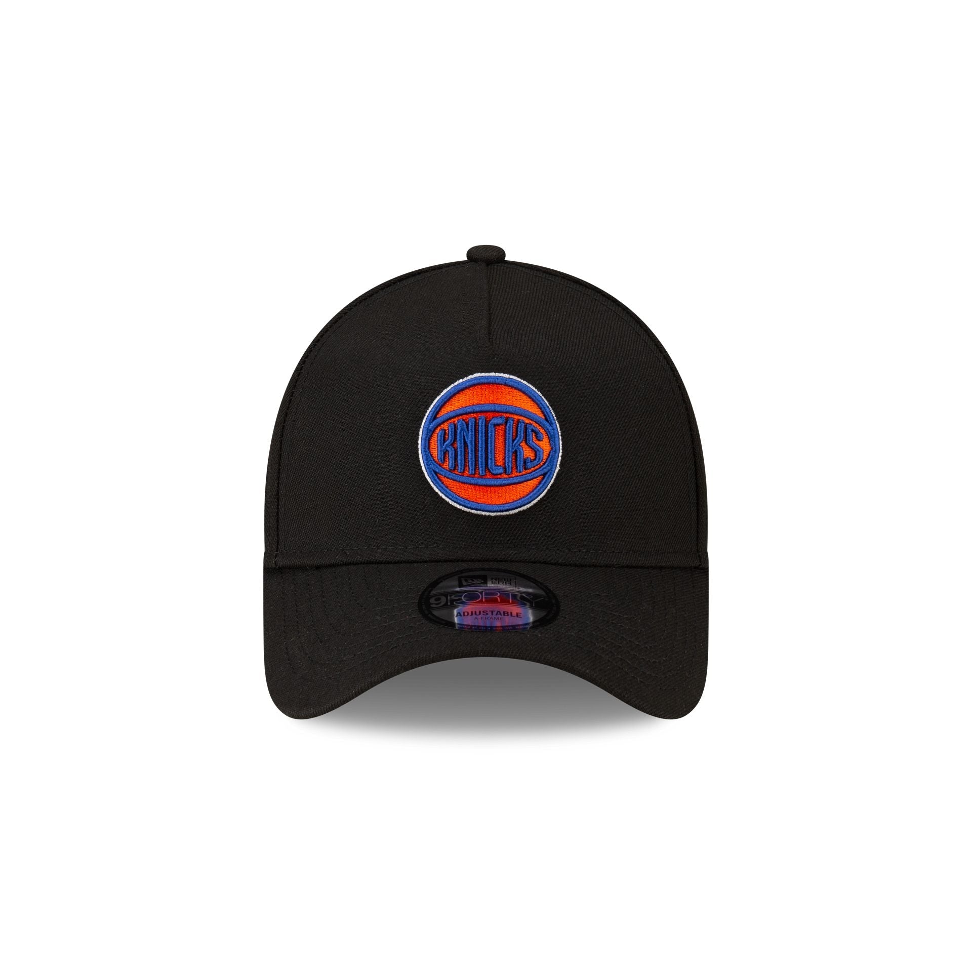 Malbon x New York Knicks Black 9FORTY A-Frame Snapback Hat