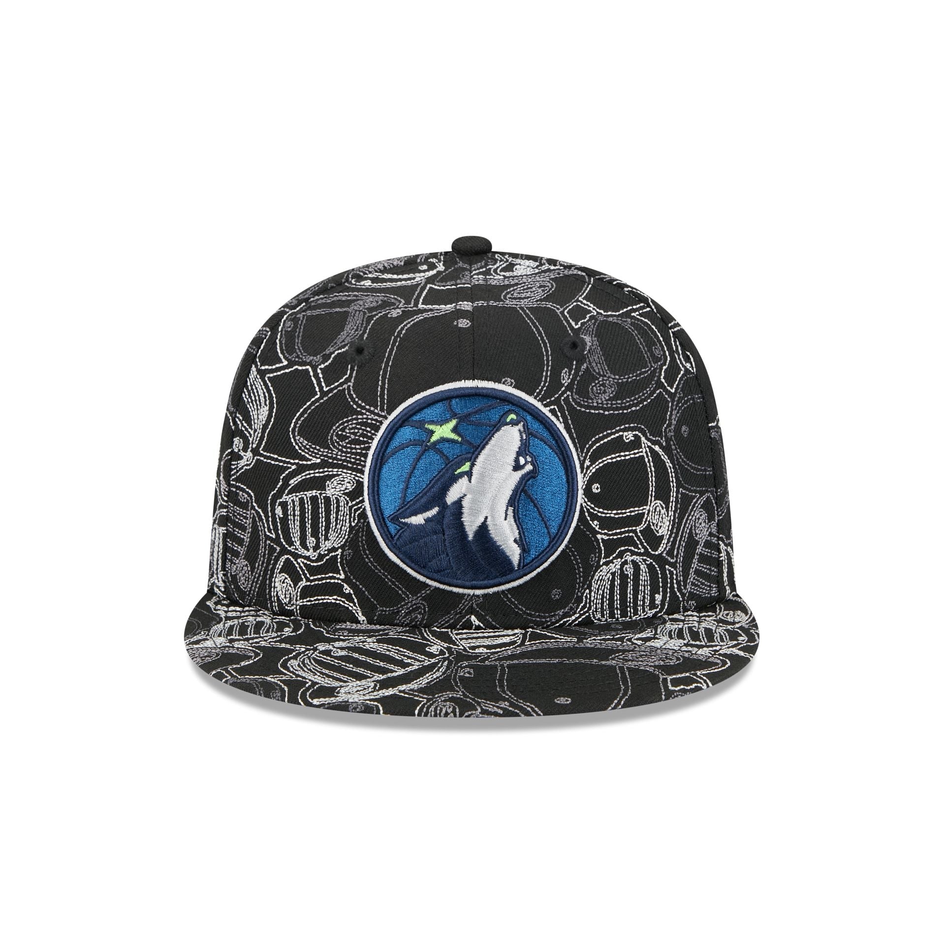 Minnesota Timberwolves Cap Scramble 59FIFTY Fitted Hat