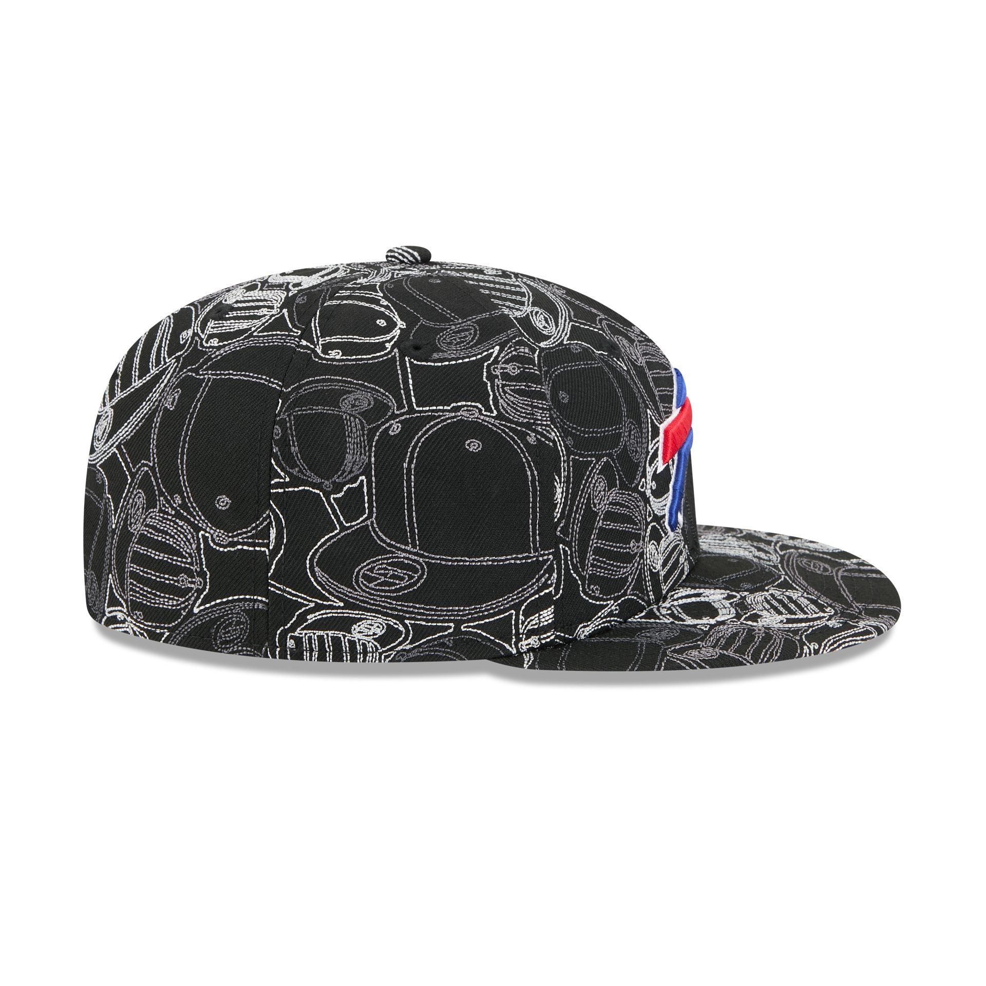 Buffalo Bills Cap Scramble 59FIFTY Fitted Hat
