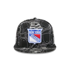New York Rangers Cap Scramble 59FIFTY Fitted Hat