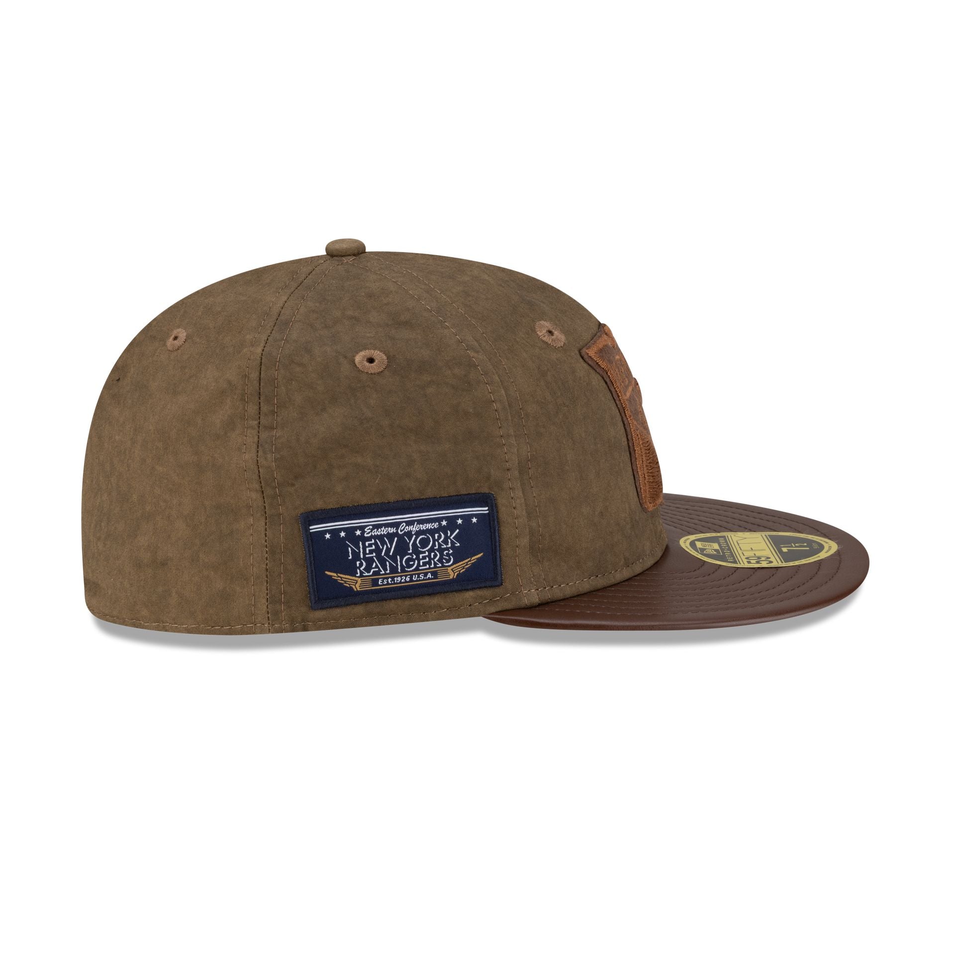 New York Rangers Utility Linen Retro Crown 59FIFTY Fitted Hat