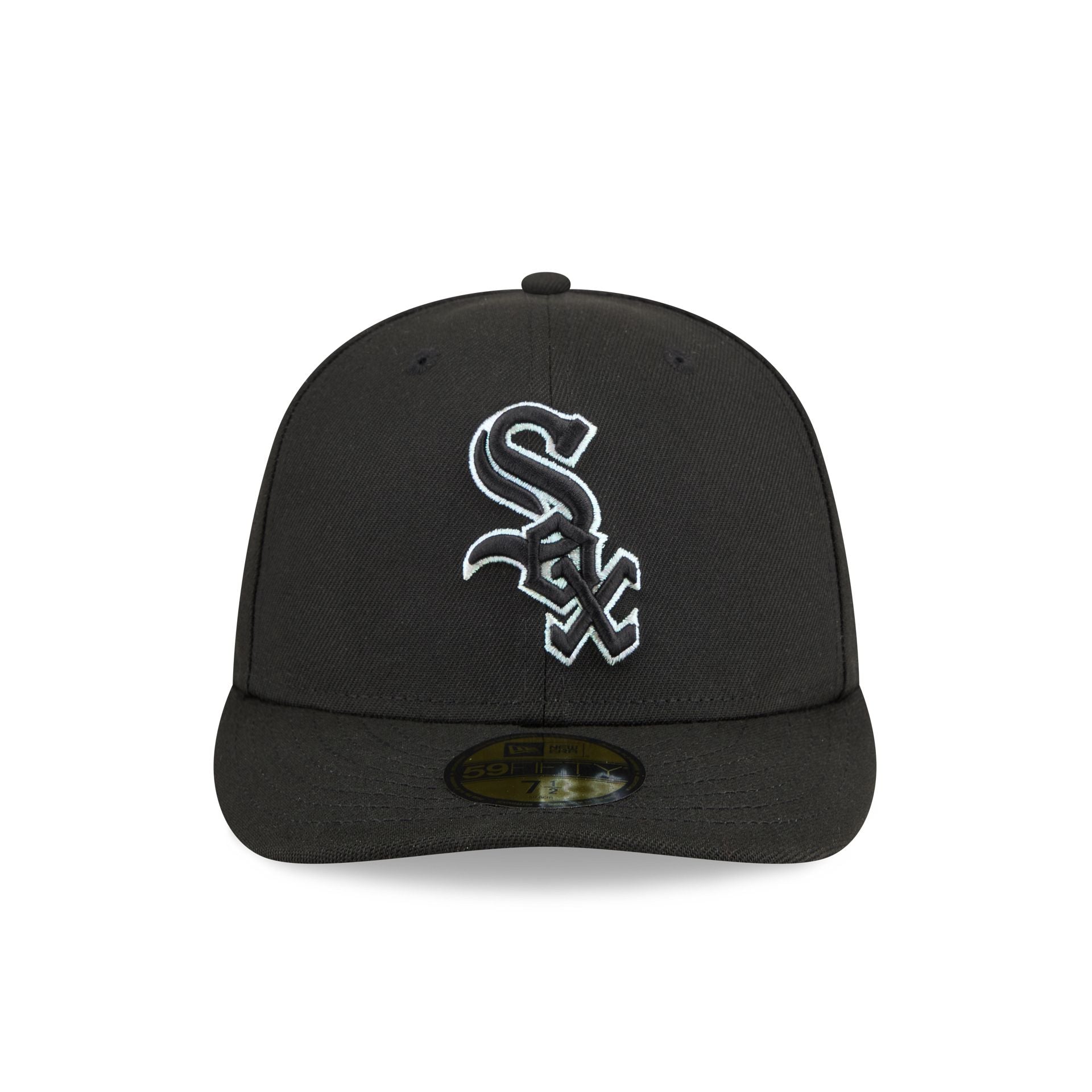 Chicago White Sox Black Pre-Curve 59FIFTY Fitted Hat