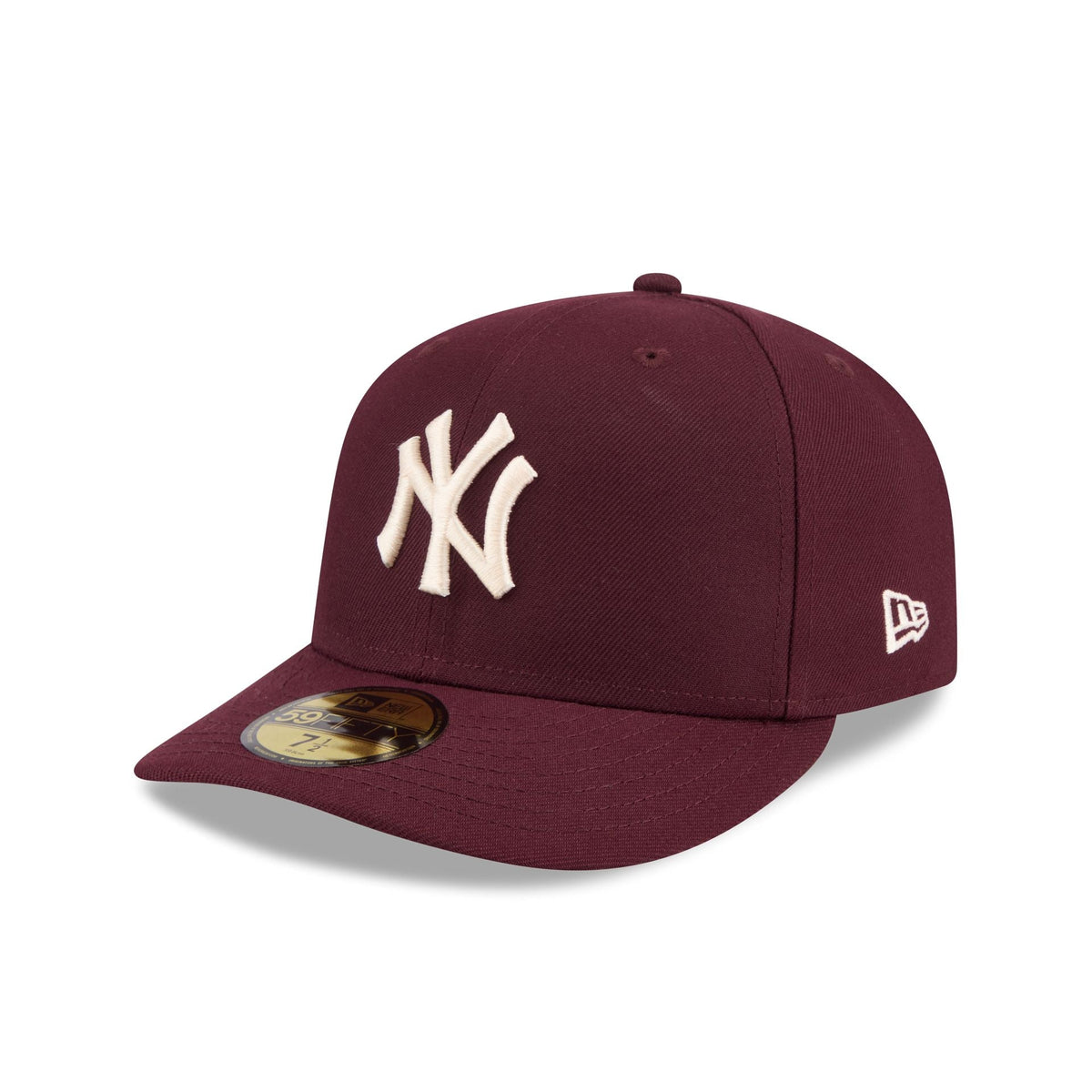 New York Yankees Maroon Pre-Curve 59FIFTY Fitted Hat