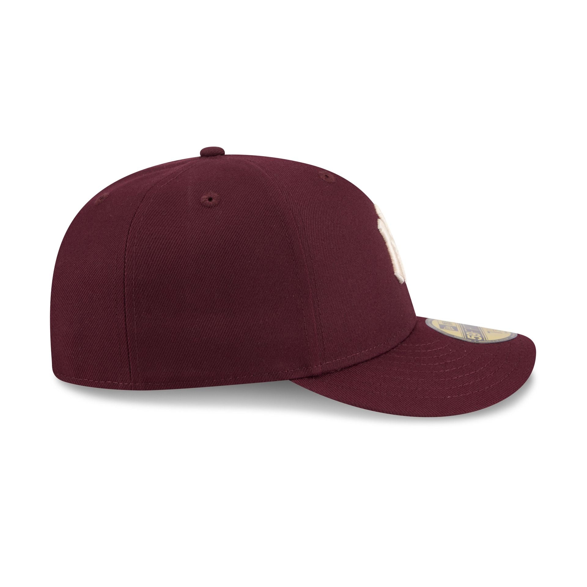 New York Yankees Maroon Pre-Curve 59FIFTY Fitted Hat