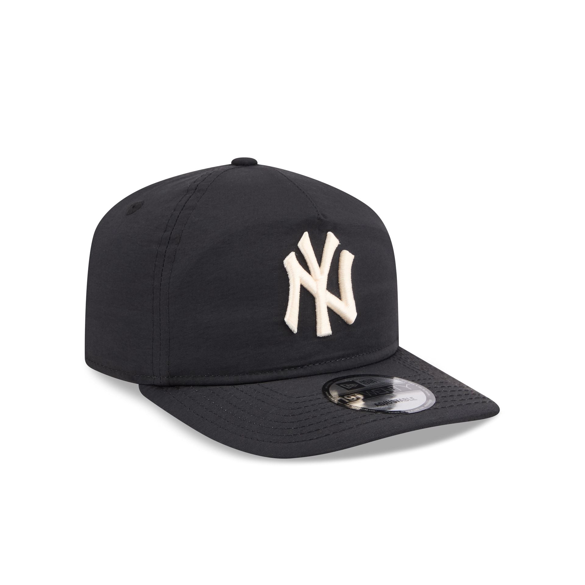 New York Yankees Black Nylon 19TWENTY Snapback Hat