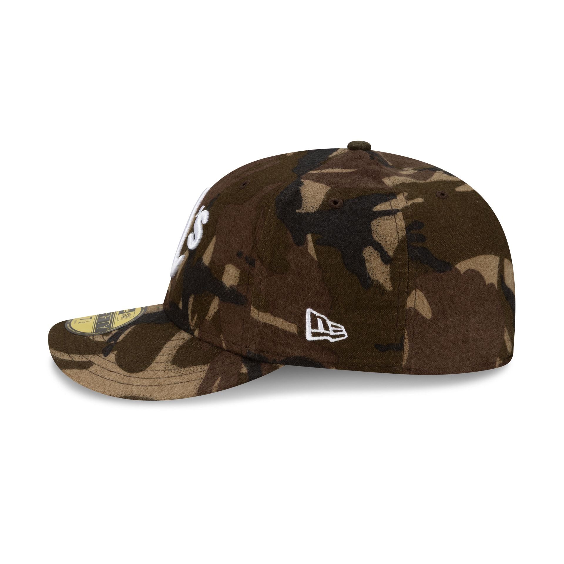 Athletics Three Looms Camo Pre-Curve 59FIFTY Fitted Hat