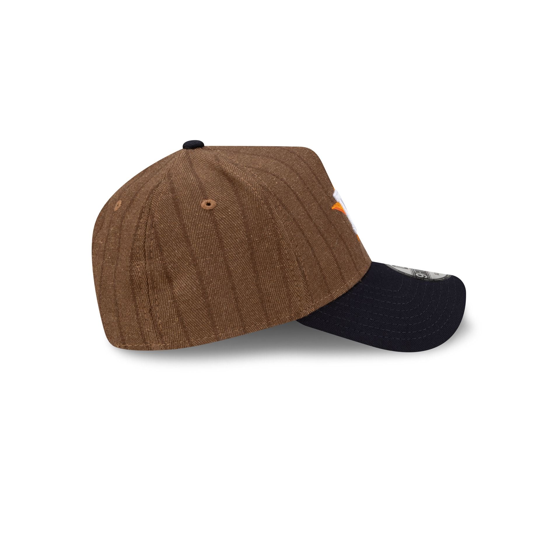 Houston Astros Three Looms Wool Pinstripe 9FORTY A-Frame Snapback Hat