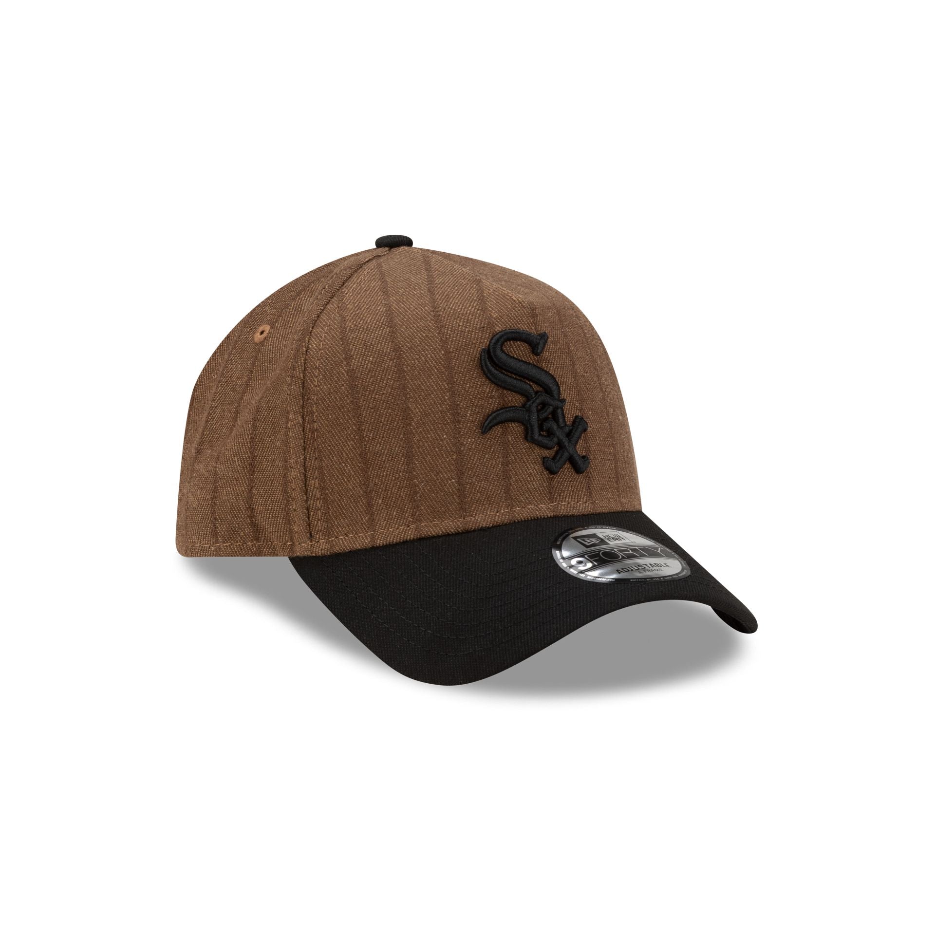 Chicago White Sox Three Looms Wool Pinstripe 9FORTY A-Frame Snapback Hat