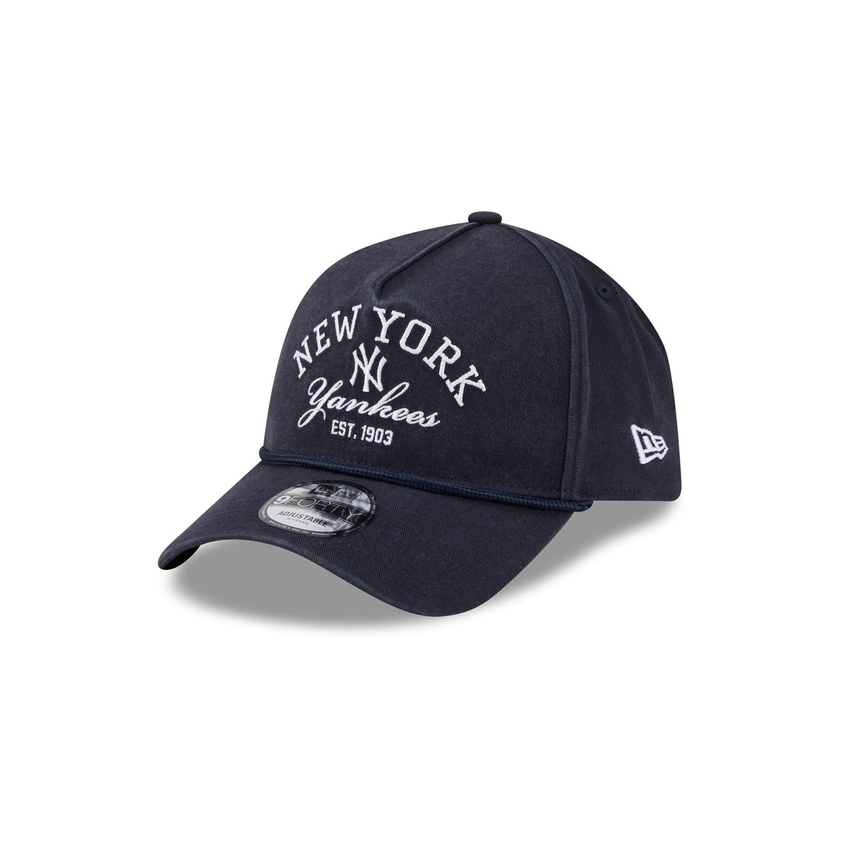New York Yankees Stacked Rope 9FORTY A-Frame Snapback Hat
