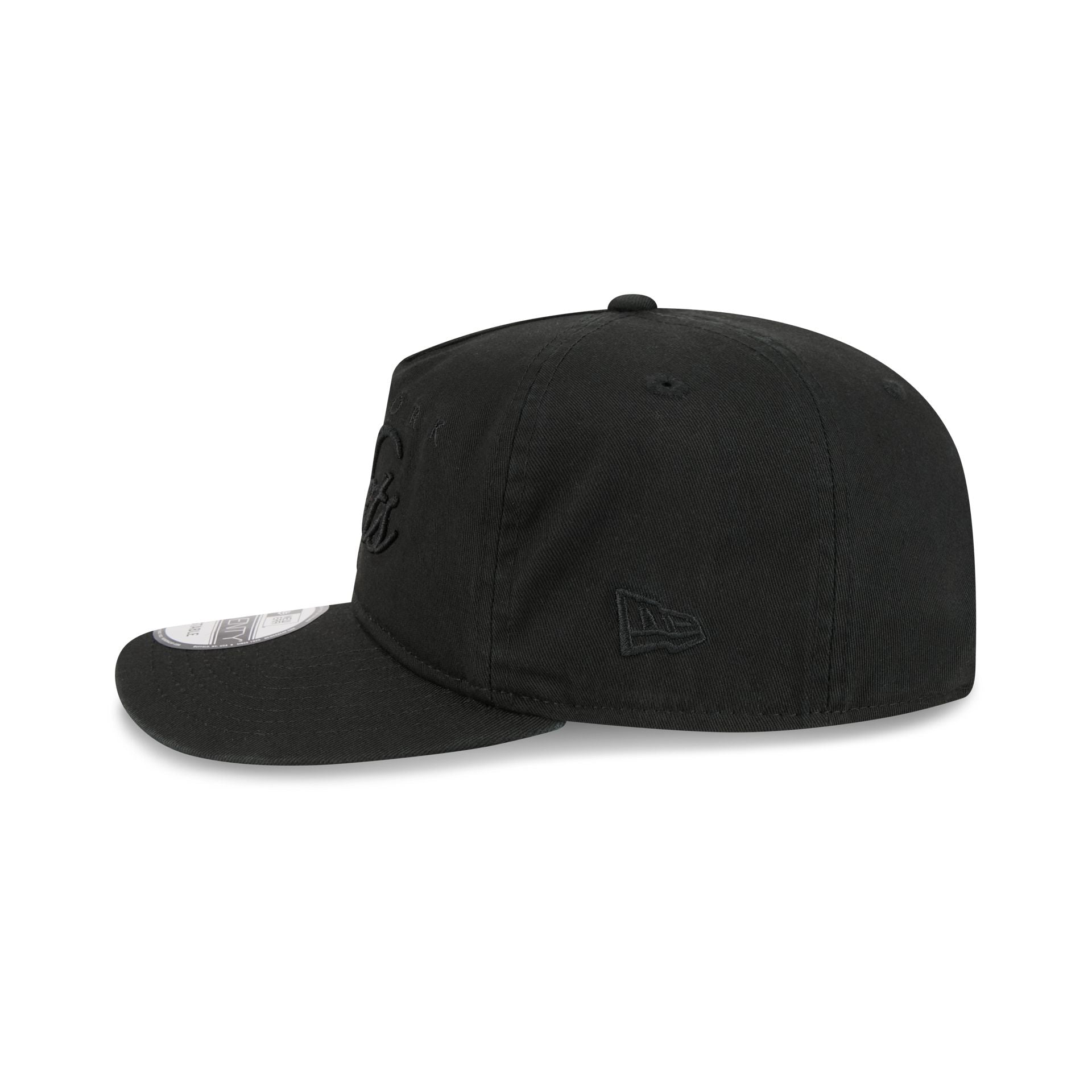 New York Mets All Black Scripted 19TWENTY Adjustable Hat