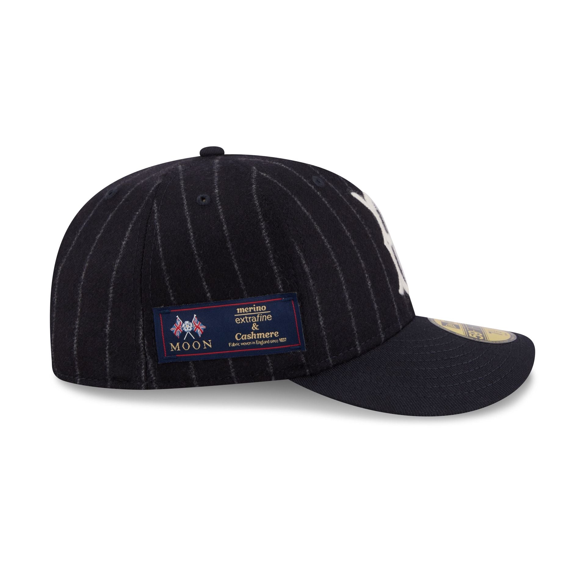 Brooklyn Dodgers Pinstripe Merino & Cashmere Moon 59FIFTY Fitted Hat
