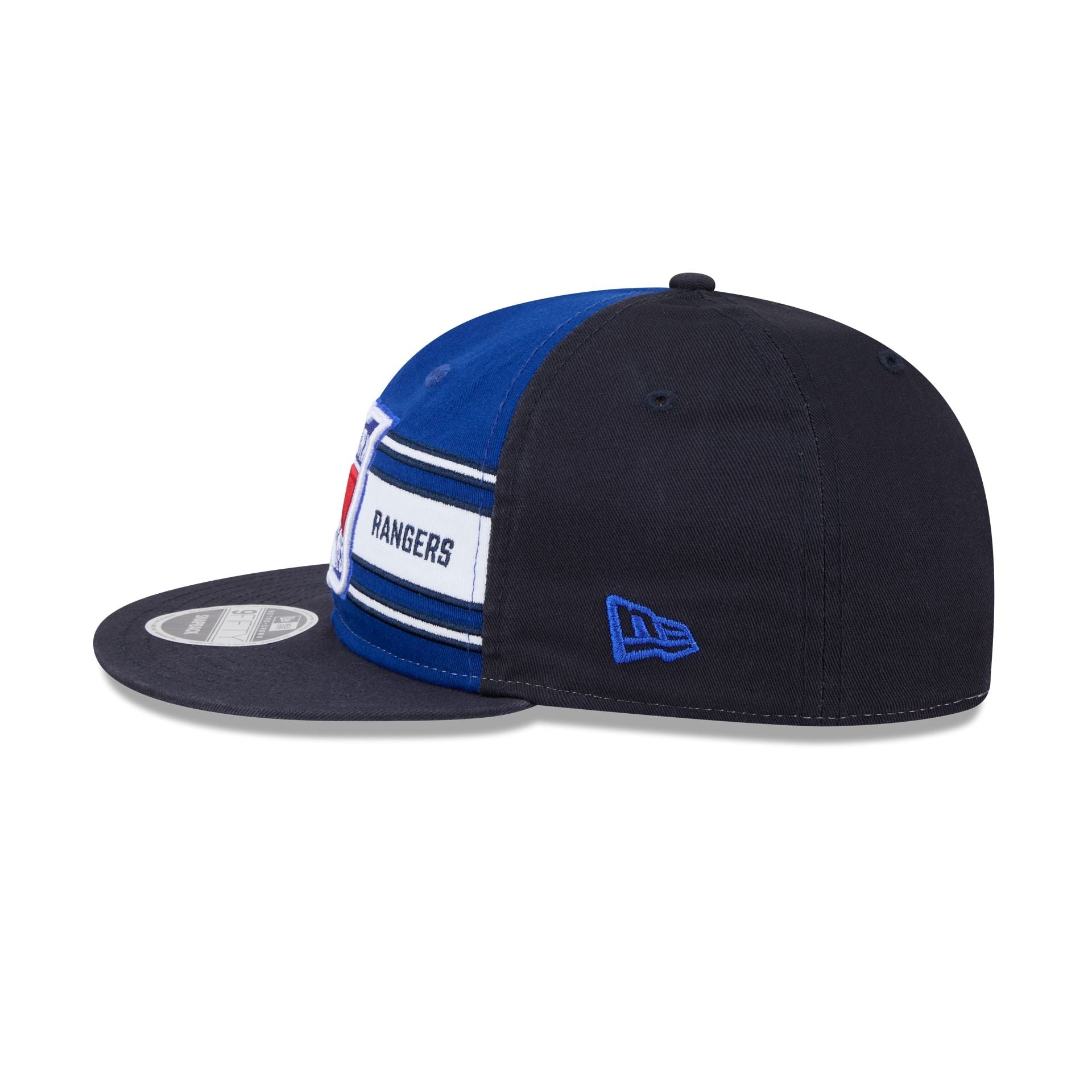 New York Rangers Team Stripes Retro Crown 9FIFTY Snapback Hat