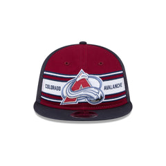 Colorado Avalanche Team Stripes Retro Crown 9FIFTY Snapback Hat